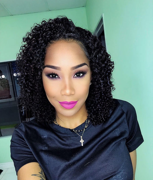 Raw Kinky Wefted Hair Bundle.